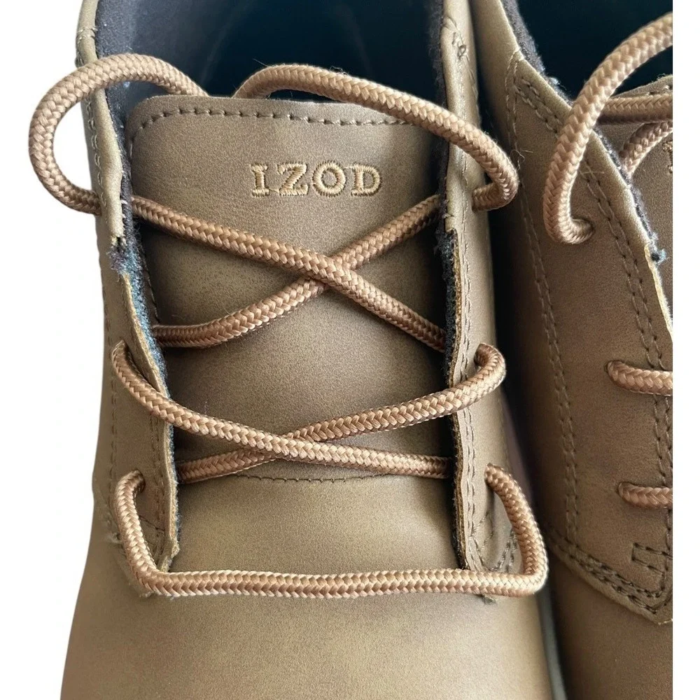 IZOD Men's Palmer Chukka Memory Foam‎ Boot Lace-UP Brown Size 8 M
